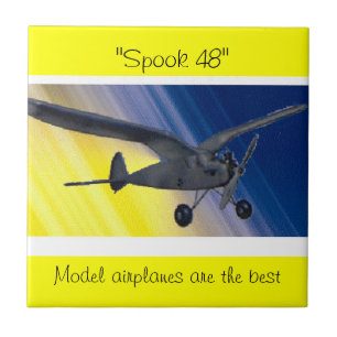 Tile - model vliegtuig - Spook 48 Tegeltje