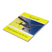 Tile - model vliegtuig - Spook 48 Tegeltje (Zijkant)