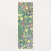 Tile Monogram Wildflowers Yoga Mat (Voorkant)