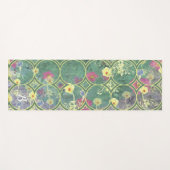 Tile Monogram Wildflowers Yoga Mat (Voorkant (horizontaal))