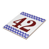 Tile octagonal border tegeltje (Zijkant)