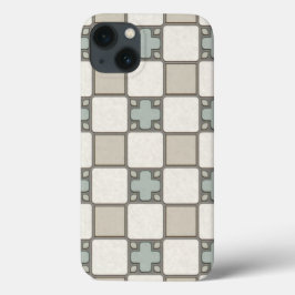 Tile Patroon iPhone 13 Hoesje
