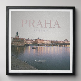 Tile Peel & Stick Prague Lights Travel Momento Tuile Photo Personnal