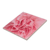 Tile roze anjer dicht tegeltje (Zijkant)