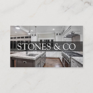 Tile Stone Granite Marble Construction Business Bu Visitekaartje