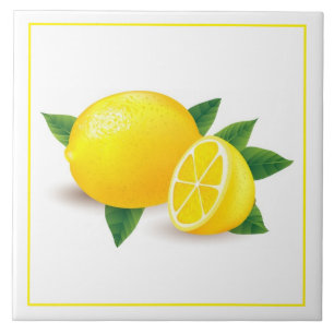 Tile Trivet-Lemons Tegeltje