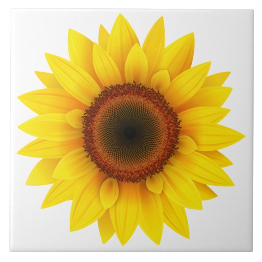 Tile Trivet-Sunflower Tegeltje (Voorkant)