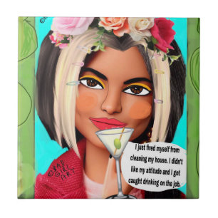 TILE- Trivet Tegeltje