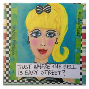 Tile-trivet-wall kunst tegeltje