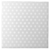 Tile White Polka Dot Tegeltje (Voorkant)