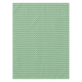 Tiled Spring Green Woven Pattern Tafelkleed (Voorkant)