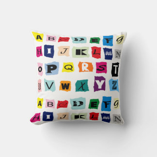 Tiles Trendy Alphabet Squares Kussen