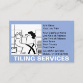 Tiling Services-Cartoon Visitekaartje (Voorkant)