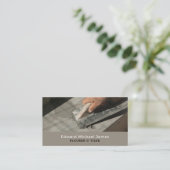 Tiling Trowel, Floorer, Tegel Installer Visitekaartje (Staand voorkant)