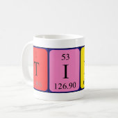 Tilio périodique nom de table tasse (Devant gauche)