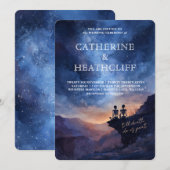 Till Death and End of Time Wedding Invitation (Devant / Derrière)