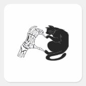 Till Death Cats Do Us Part Classic Vierkante Sticker (Voorkant)