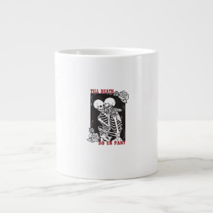 Till Death Do ons Part Wedding Skelet Couple Vale Extra Grote Beker