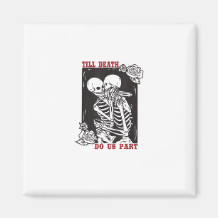 Till Death Do ons Part Wedding Skelet Couple Vale Magneet
