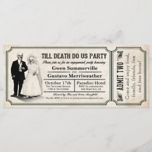 Till Death Do ons Party Engagement Party Tickets Kaart