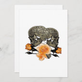 Till Death Do Us Grappig Ontwerp voor Halloween Feestdagenkaart (Voorkant / Achterkant)