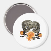 Till Death Do Us Grappig Ontwerp voor Halloween Magneet (Voorkant / Achterkant)