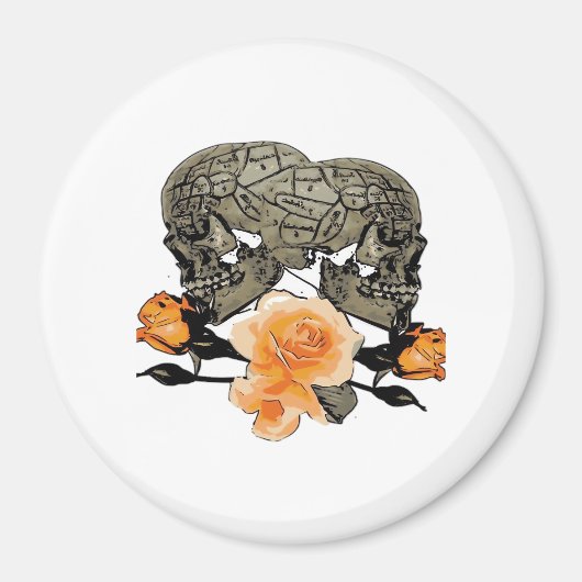 Till Death Do Us Grappig Ontwerp voor Halloween Magneet (Voorkant)