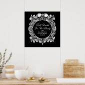 Till Death Do Us Halloween feest welkom Poster (Keuken)