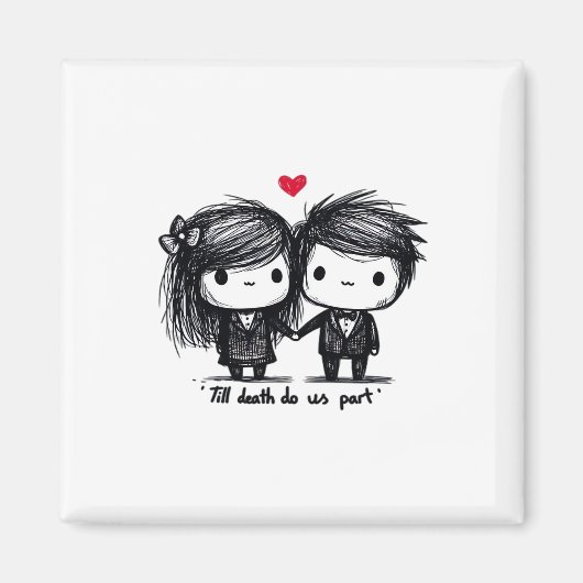 Till Death Do Us Part Classic – Autumn Love Story Magneet (Voorkant)