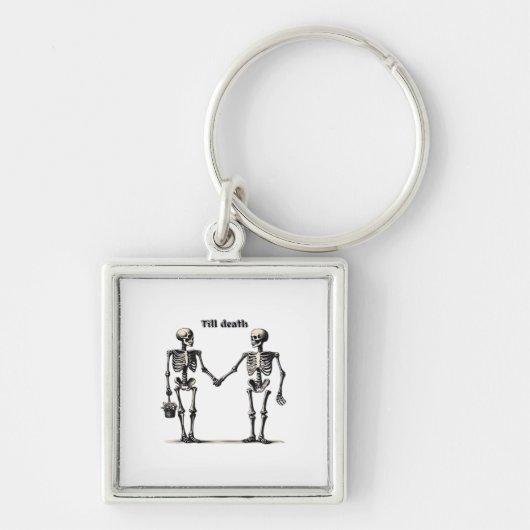 Till Death Do Us Part Classic beroemd gemaakt door Sleutelhanger (Voorkant)