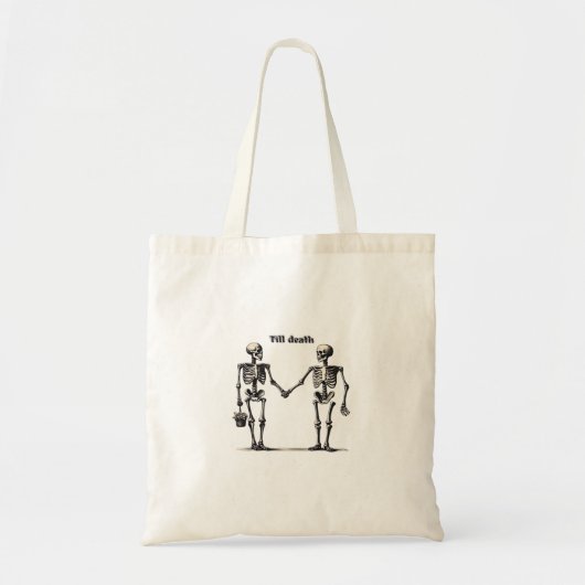 Till Death Do Us Part Classic beroemd gemaakt door Tote Bag (Voorkant)