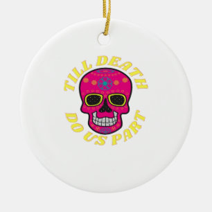 Till Death Do Us Part Classic - Gotische bruiloft Keramisch Ornament