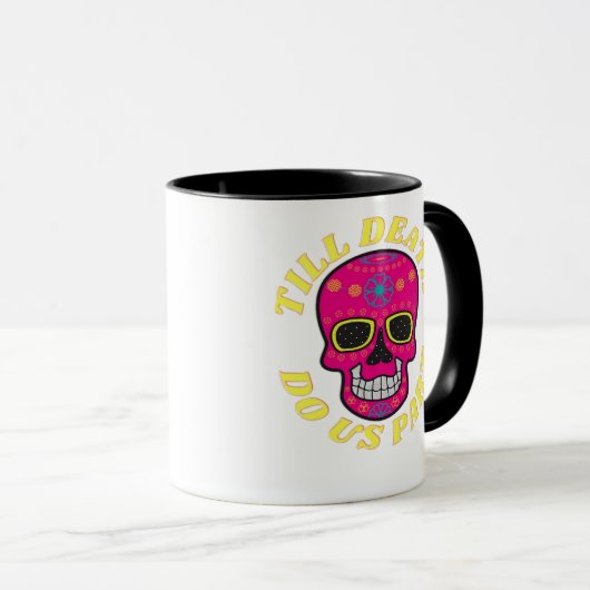 Till Death Do Us Part Classic - Gotische bruiloft Mok (Voorkant rechts)