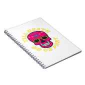 Till Death Do Us Part Classic - Gotische bruiloft Notitieboek (Rechterzijde)