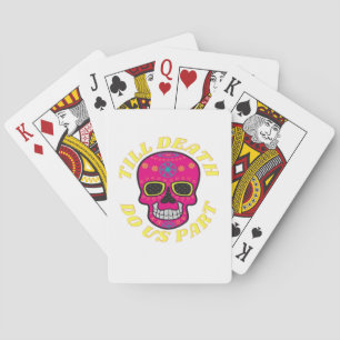 Till Death Do Us Part Classic - Gotische bruiloft Pokerkaarten