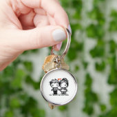 Till Death Do Us Part Classic - Gotische Romance D Sleutelhanger (Hand)