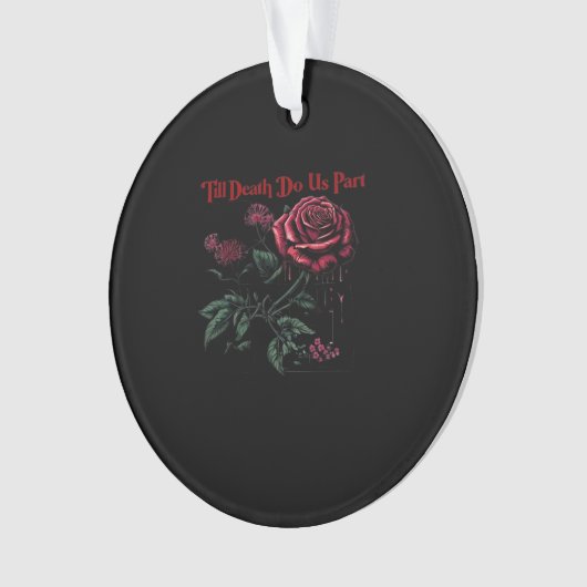 Till Death Do Us Part Classic - Liefde Ontwerp Ornament (voorkant)