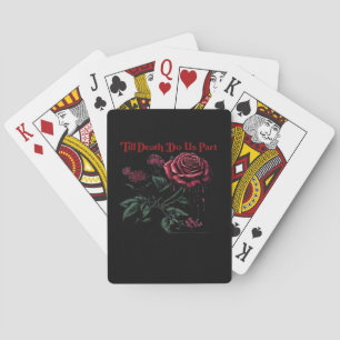 Till Death Do Us Part Classic - Liefde Ontwerp Pokerkaarten