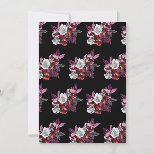 Till death do us Part Gothic Skeleton Brides bruil Kaart (Achterkant)