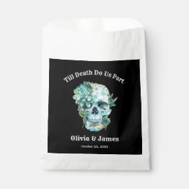 Till Death Do Us Part Gotische Halloween bruiloft Bedankzakje