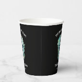 Till Death Do Us Part Gotische Halloween bruiloft Papieren Bekers (Rechts)