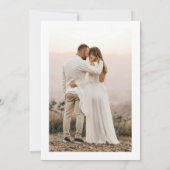 Till Death Do Us Part Gotische Halloween bruiloft Save The Date (Achterkant)