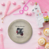 Till Death Do Us Part  Halloween bruiloft Papieren Bordje (Feest)