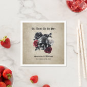 Till Death Do Us Part  Halloween bruiloft Servet (Insitu)