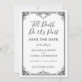 Till Death Do Us Part Mariage Photo Save the Date (Devant)
