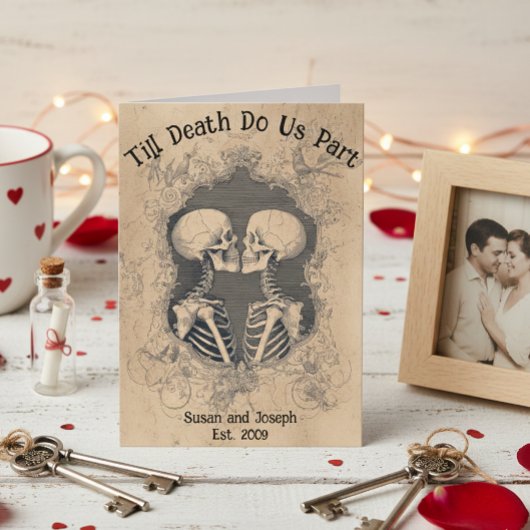 Till Death Do Us Part Skeleton Couples  Kaart
