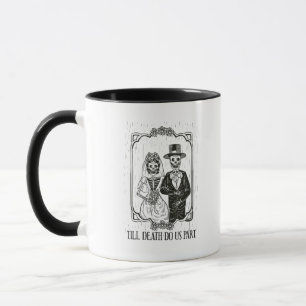 Till Death Do Us Part Skeleton Wedding Paar Mok