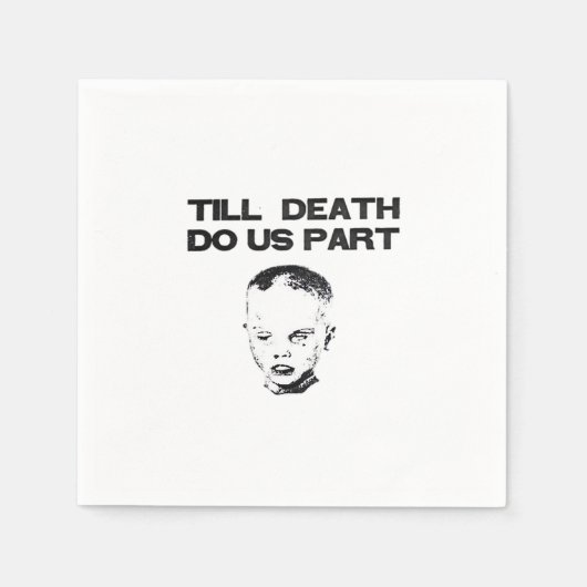Till Death Do Us Part Sloth Classic Design Servet (Voorkant)