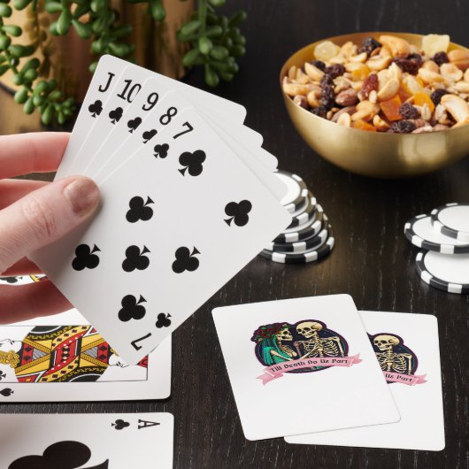 Till Death Do Us Part Valentijn Art - Spooky Schat Pokerkaarten (Insitu)