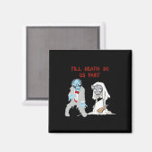 Till Death Do Us Part Zombie Huwelijk Halloween Co Magneet (Voorkant / Achterkant)